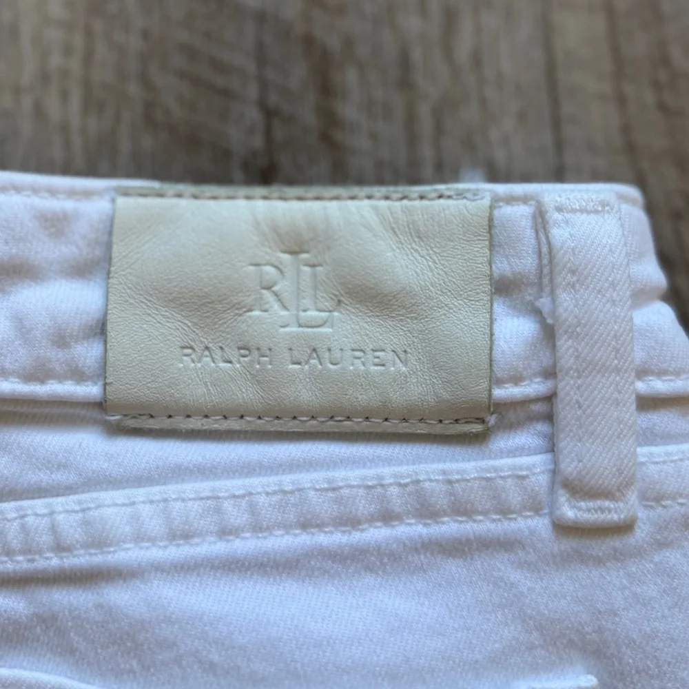 Ralph Lauren White Jeans with Colorful Stripes - Picture 5 of 5